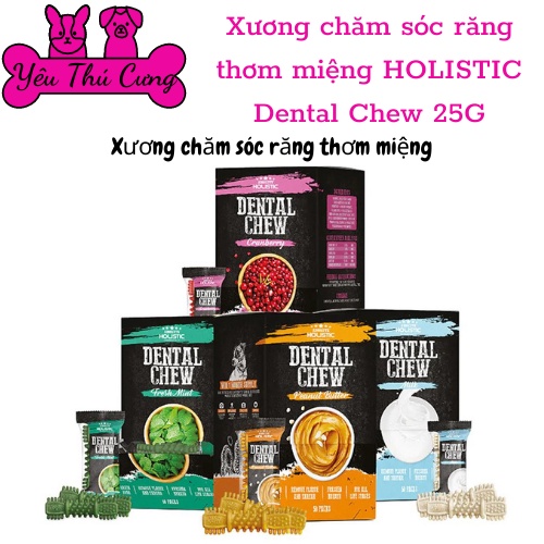 Xương gặm sạch răng cho chó DENTAL CHEW -YÊU THÚ CƯNG