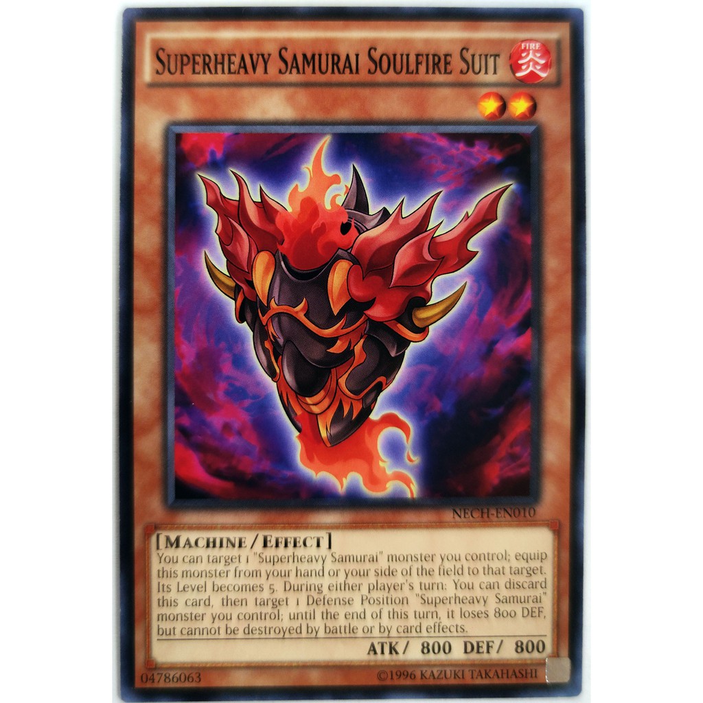 [Thẻ Yugioh] Superheavy Samurai Soulfire Suit |EN| Common (ARC-V)