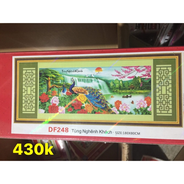 Tranh đính đá công