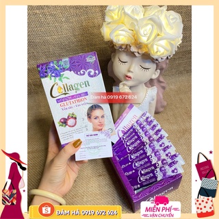 Collagen măng cụt đậu biếc zenpali 30 gói sẵn