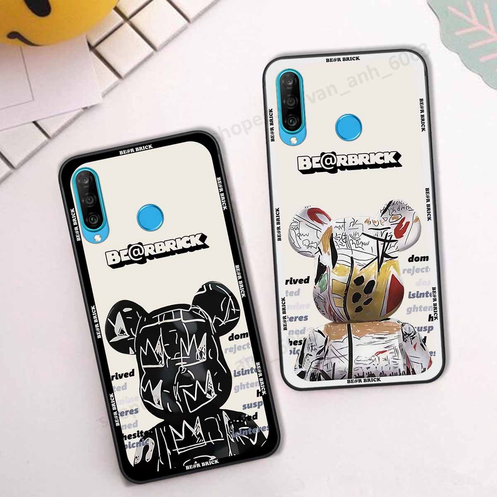 Ốp Huawei Nova 4e / P30 Lite be@r brick mars thời trang, ốp lưng điện thoại viền dẻo siêu chất