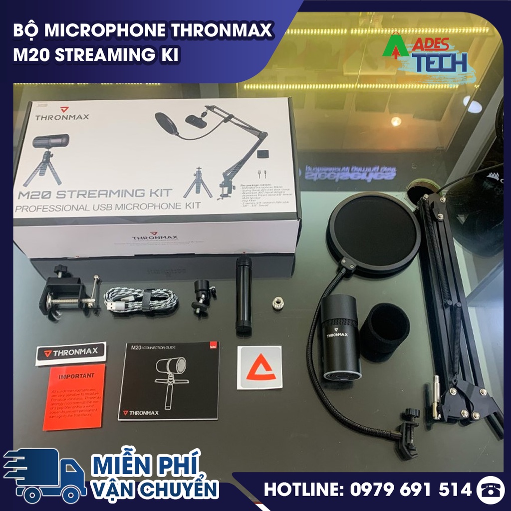Bộ Microphone Thronmax M20 STREAMING KIT - Bảo Hành 12 Tháng