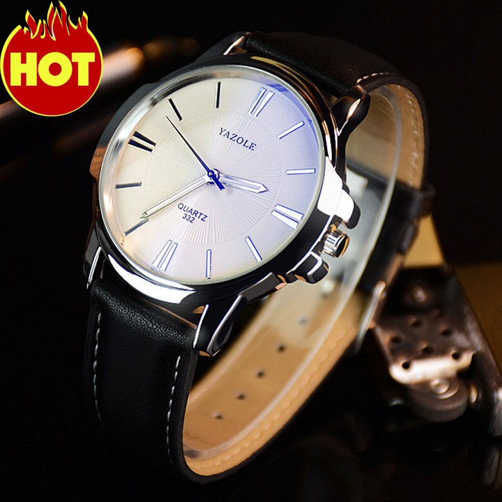 [ TRỢ GIÁ ] Đồng Hồ Kim Nam Yazole 332 - Máy Nhật