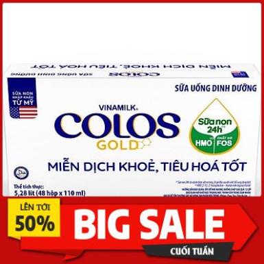 Thùng 48 hộp Sữa bột pha sẵn Vinamilk COLOS GOLD 110ml