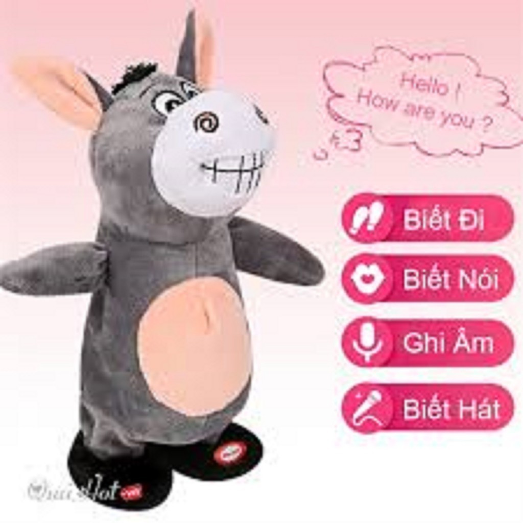 [Giá Buôn] ĐỒ CHƠI LỪA DONKEY BIẾT NÓI BIẾT HÁT