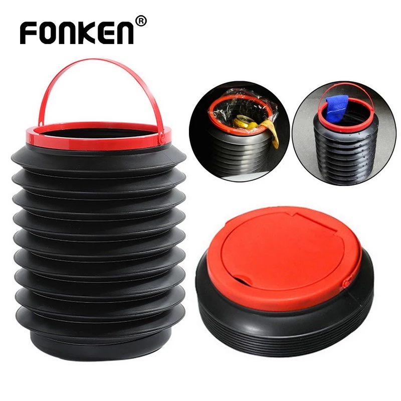 Thùng đựng rác Fonken có thể thu gọn cho xe hơi tiện dụng