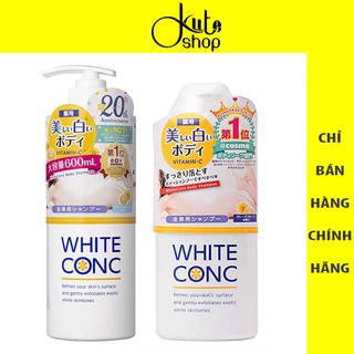 [Giải I Cosme Nhật] Sữa tắm trắng da White Conc Body Shampoo chai 360ml