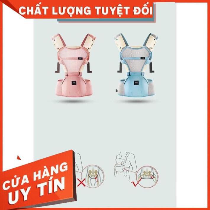 Địu Em Bé 4 Tư Thế, Địu Ngồi Trợ Lực, Chống Gù Cho Bé Gọn Nhẹ Tiện Dụng Xịn