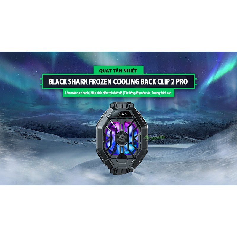 [Mã 159ELHA giảm 7% đơn 300k] Quạt tản nhiệt điện thoại gaming Black Shark Funcooler 2 Pro hỗ trợ tản nhiệt siêu nhanh