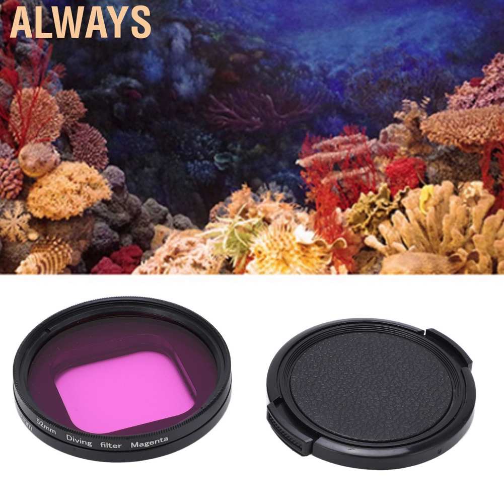 Bộ lọc ống kính máy ảnh 52mm màu tím cho Hero 9 10 | BigBuy360 - bigbuy360.vn