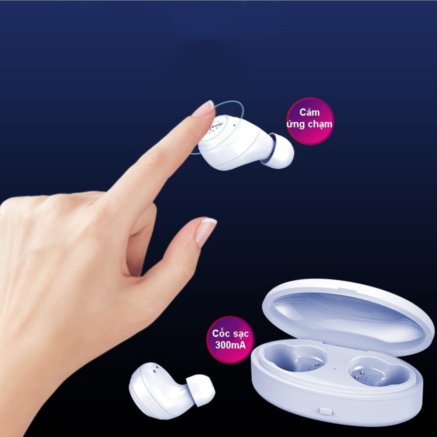 Tai nghe Bluetooth không dây Zealot H19 âm thanh Hifi chống nước, 4 giờ nghe nhạc, kết nối Bluetooth TWS 5.0 - BH 1 năm