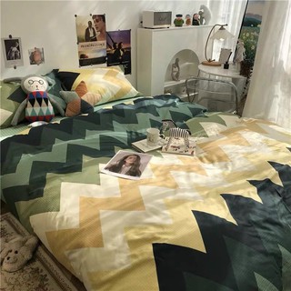 set chăn ga gối cotton poly nhập