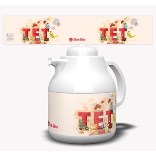 Phích trà 1,3L Rạng Đông. [ 6 lớp cách nhiệt] . RD 1055 ST