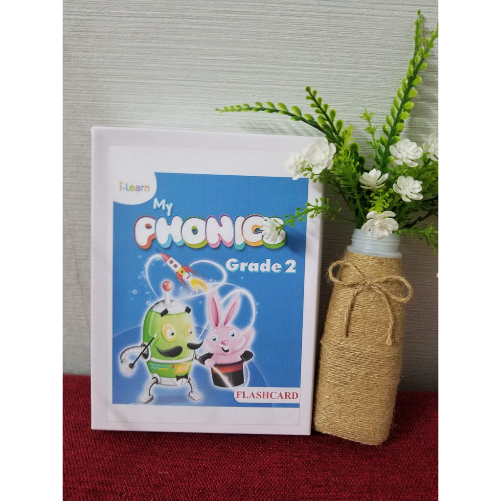 Flashcard I Learn My Phonics Grade 2 (A5 - in 2 mặt)