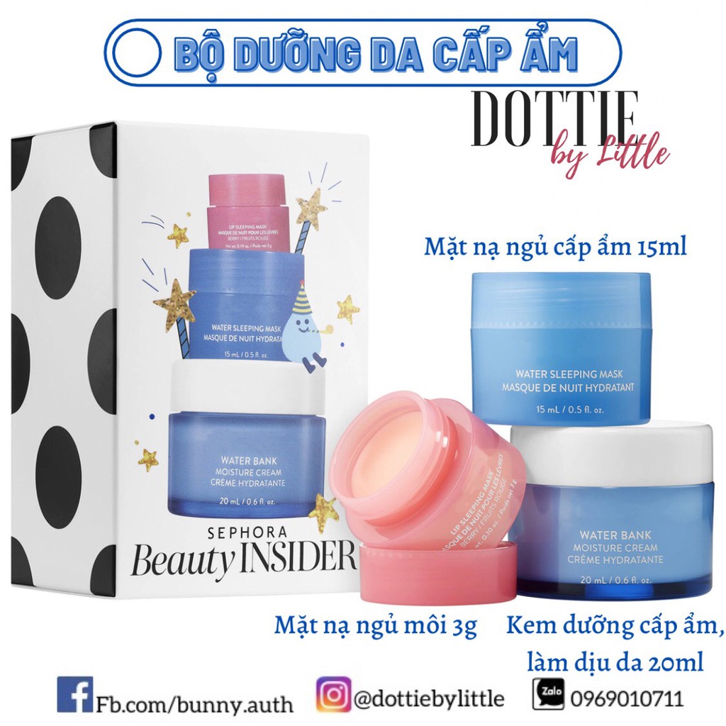 [BILL US] Set dưỡng da cấp ẩm Laneige