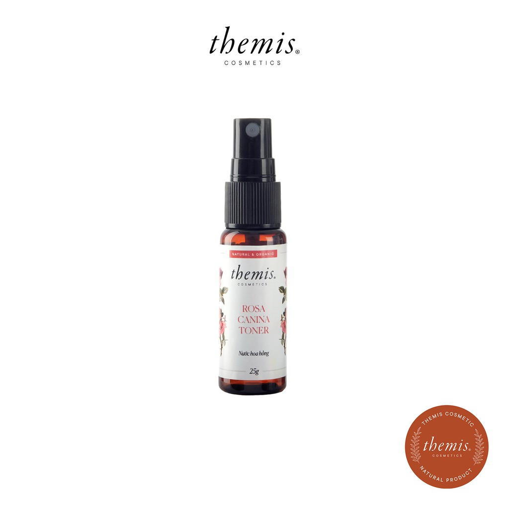 Nước hoa hồng Themis dưỡng sáng, làm sạch sâu và cân bằng độ Ph cho da 25ml - Chính hãng phân phối