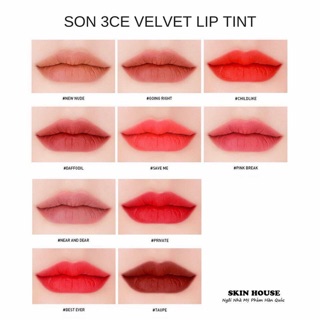 Son 3CE chuẩn xách tay Hàn đủ bill