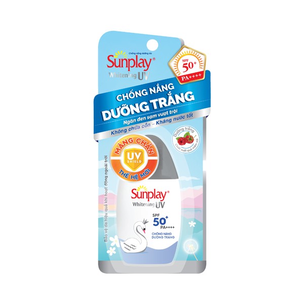 Sữa chống nắng dưỡng da trắng đẹp Sunplay Whitening UV SPF 50, PA++++