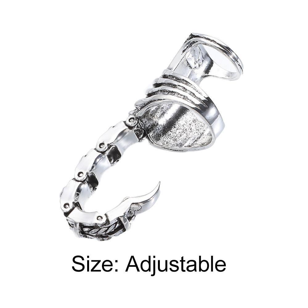 Nhẫn Hình Bọ Cạp Phong Cách Rock Gothic Thời Trang Có Thể Điều Chỉnh Kích Cỡ
