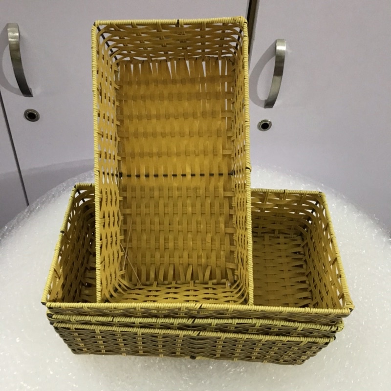 Khay giả mây chữ nhật