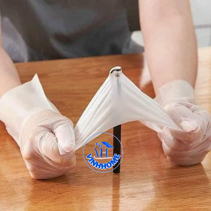 Hộp 100 găng tay Victoria Bay chất liệu TPE, siêu dai, không mùi, không bột dùng 1 lần vinhhome.store