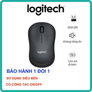 Logitech M220 Silent tặng kèm Lót chuột, tặng kèm 1 Pin AA