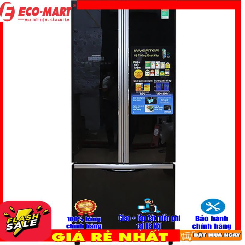 F-WB490PGV9(GBK) Tủ lạnh Hitachi R-FWB490PGV9 (GBK) 415 lít (MIỄN PHÍ GIAO + LẮP ĐẶT tại Hà Nội-đi tỉnh liên hệ shop)