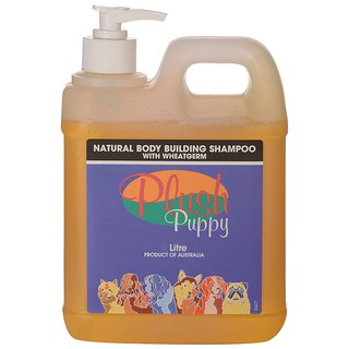 Dầu tắm tinh chất lúa mỳ Plush Puppy 1 Lít - Natural Body Building Shampoo with Wheatgerm
