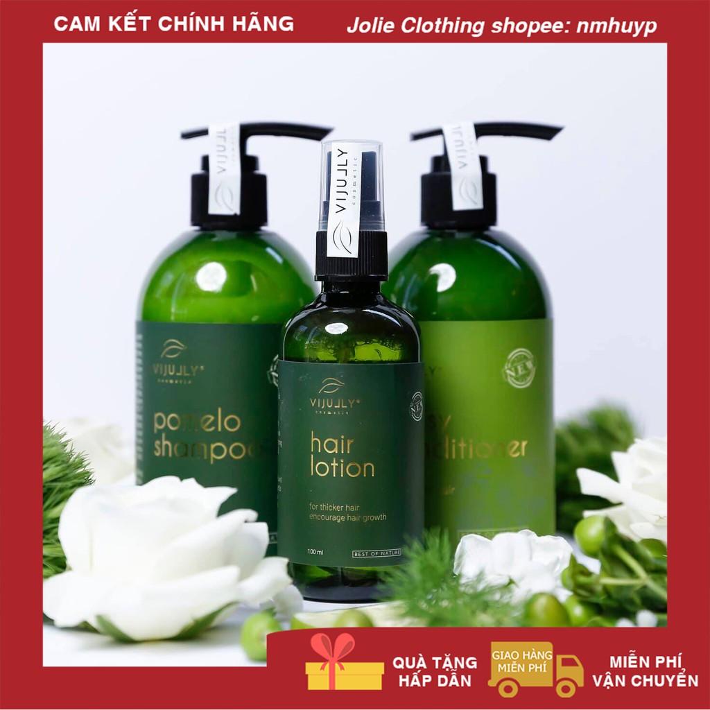 [Chính Hãng] Combo Mọc Tóc Thần Thánh Tinh Dầu Bưởi Vi Jully GIÚP MỌC TÓC-GIẢM RỤNG TÓC-GIÚP TÓC NHANH DÀY, DÀI TỰ NHIÊN | BigBuy360 - bigbuy360.vn