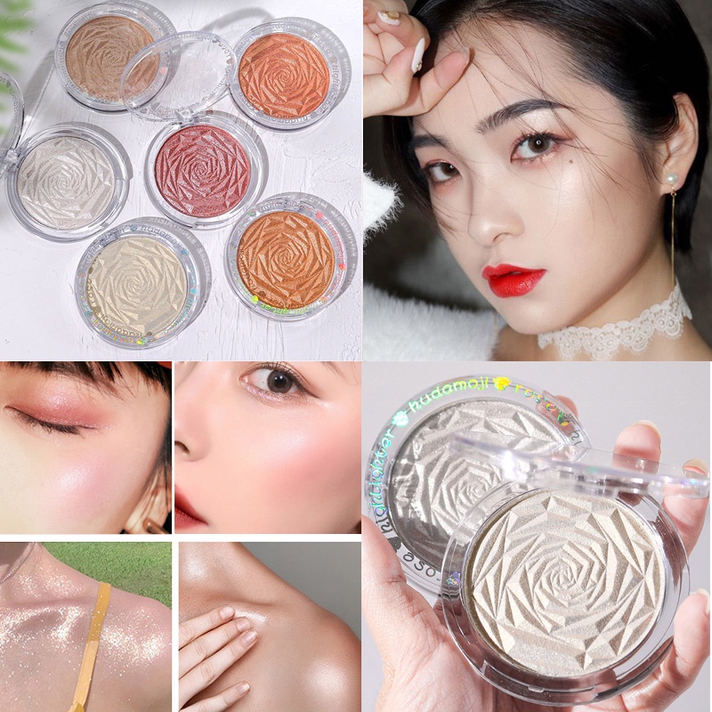 Phấn Bắt Sáng Ánh Nhũ Ngọc Trai Tạo Hiệu Ứng Ba Chiều Thương Hiệu Rose