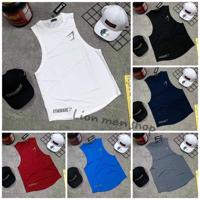 [MỚI] [HÀNG CHUẨN, CHẤT ĐẸP] Áo Tập Gym Tank Top GymShark Thể Thao Thun Lạnh Cao Cấp Co Dãn 4 chiều