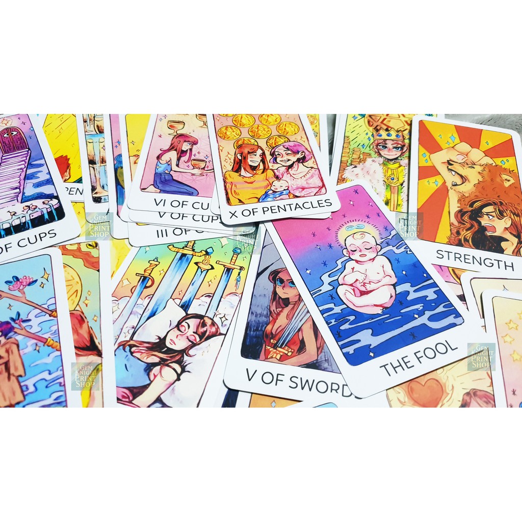 Bộ Bài Tarot - Britt's 3rd Eye Tarot/Third Eye Tarot Size Chuẩn + Tặng Kèm Túi Nhung