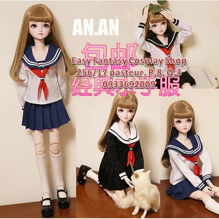 Đồng phục Học sinh Nhật dành cho BJD - hàng đặt trước