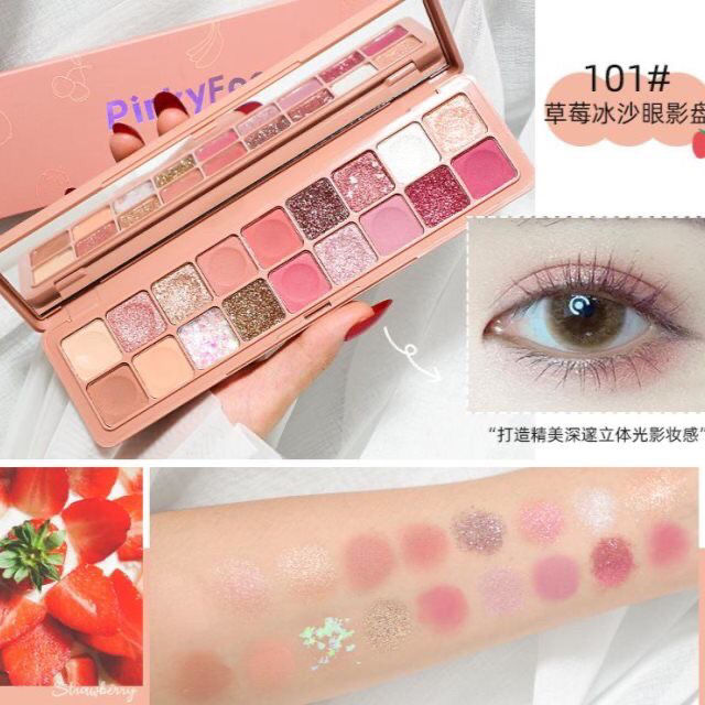 Pinkyfocus (hàng Mới Về) Bảng Phấn Mắt Lấp Lánh Trang Điểm Cho Người Mới Bắt Đầu | BigBuy360 - bigbuy360.vn