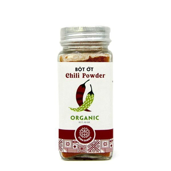 Bột ớt hữu cơ Vinasamex 40g - Vinasamex organic chili powder 40g