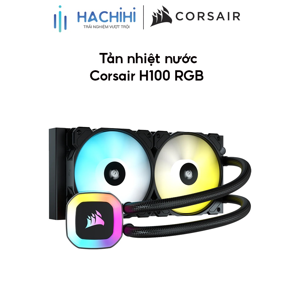 Tản nhiệt nước Corsair H100 RGB CW-9060053-WW