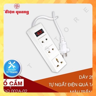 Ổ cắm điện quang đq 002a-02 3 lỗ