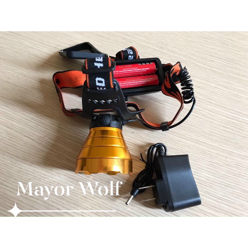 😍 Đèn pin LED, đèn đội đầu T017 chính hãng Mayor Wolf | BigBuy360 - bigbuy360.vn