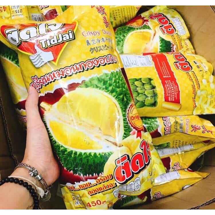 Sầu Riêng Sấy Khô Thái Lan Crispy Durian TidJaj 215gr