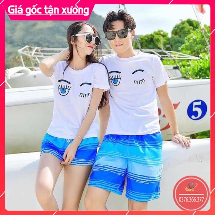 Áo Phông Cặp Đôi Cao Cấp - Thun Cotton - Đủ Size AC109T Áo thun giá sỉ