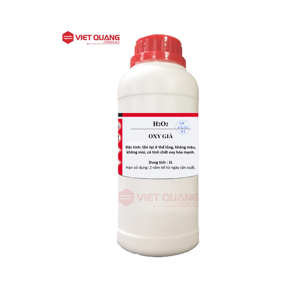 Oxy già (H2O2) VietQuangchemicals CAS 7722-84-1 500mL