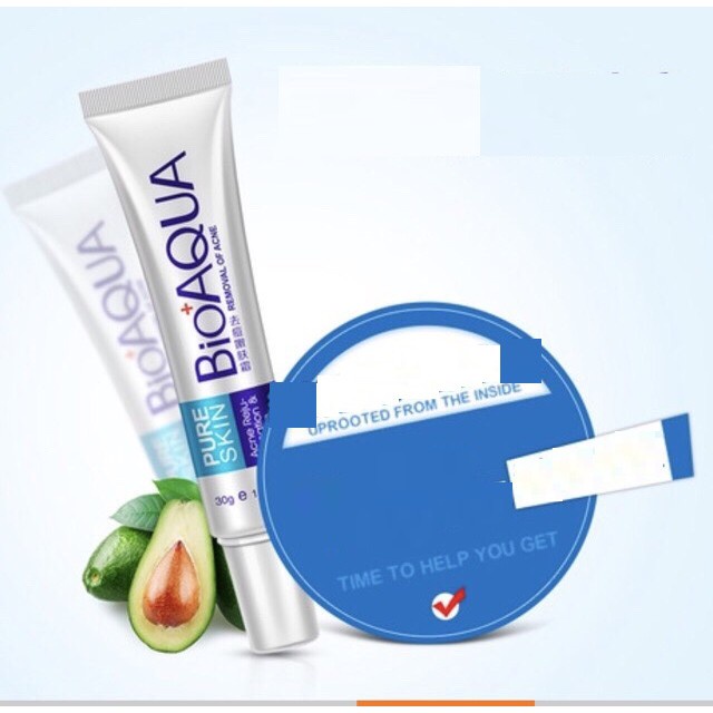 Kem mụn Bioaqua Pure Skin hàng nội địa Trung, Kem chấm mụn trứng cá Pure Skin Bioaqua làm giảm mụn hiệu quả