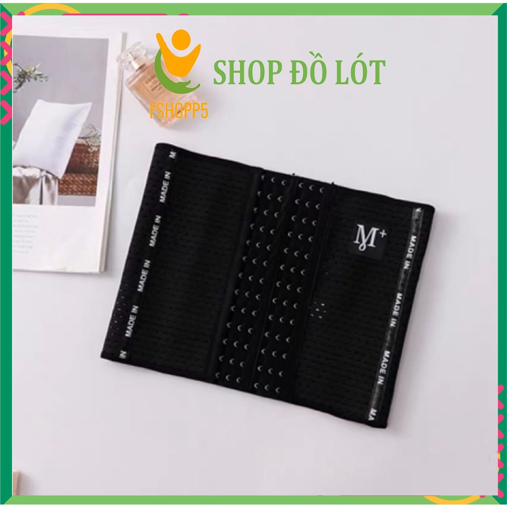 Nịt bụng giảm mỡ sau sinh Latex định hình siết eo mặc trong váy chống cuộn tạo Sline NITBUNG01