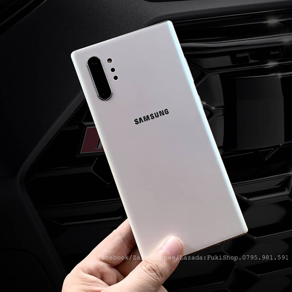 Tấm Dán Skin FULL Viền Matte White Pearl Note8 Note9 Note10 Note10+ Note10Lite ZFlip S20 S20Ultra S20+ S10 A70
