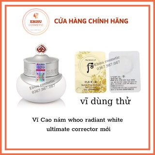 Vĩ Cao nám whoo radiant white ultimate corrector mới_DATE MỚI NHẤT