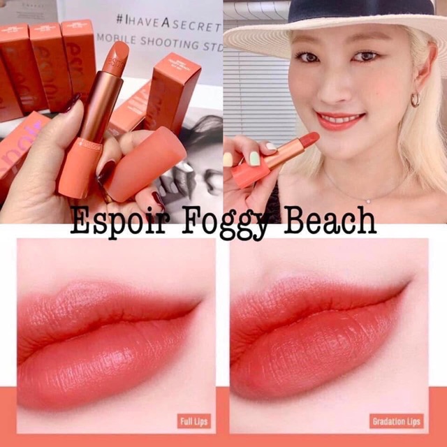 Son Espoir Moist Hug- Espoir Nowear Limited 2019 -  Orange meet browns - Red vibe - Red meet cafe - Brisk -Huynmio