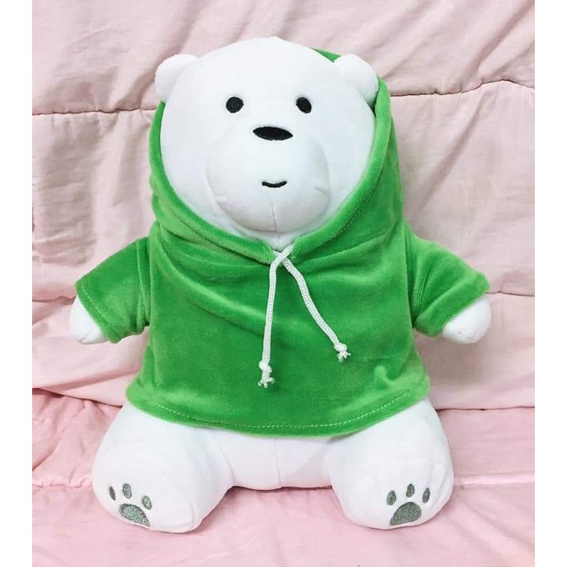 GẤU BÔNG WE BARE BEARS MẶC ÁO KHOÁC (30 CM) GB228