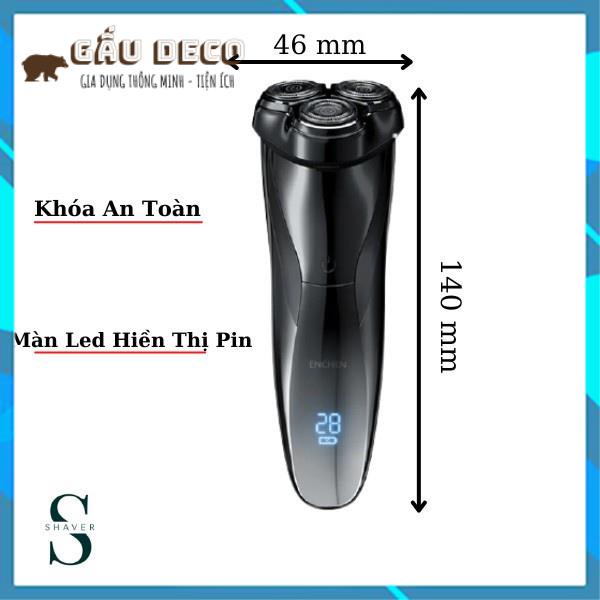 Máy cạo râu cao cấp Xiaomi Enchen BlackStone 3 Electric Shaver 3D, chống nước