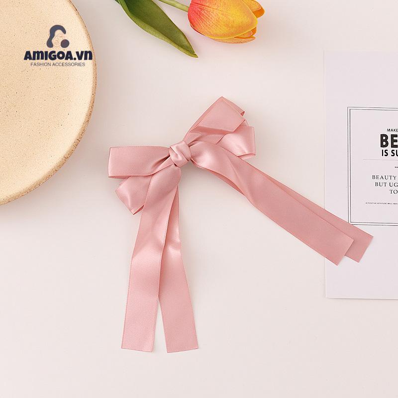 ✨✨Dây Cột Tóc Ruy Băng Màu Đỏ Thắt Nơ Xinh Xắn