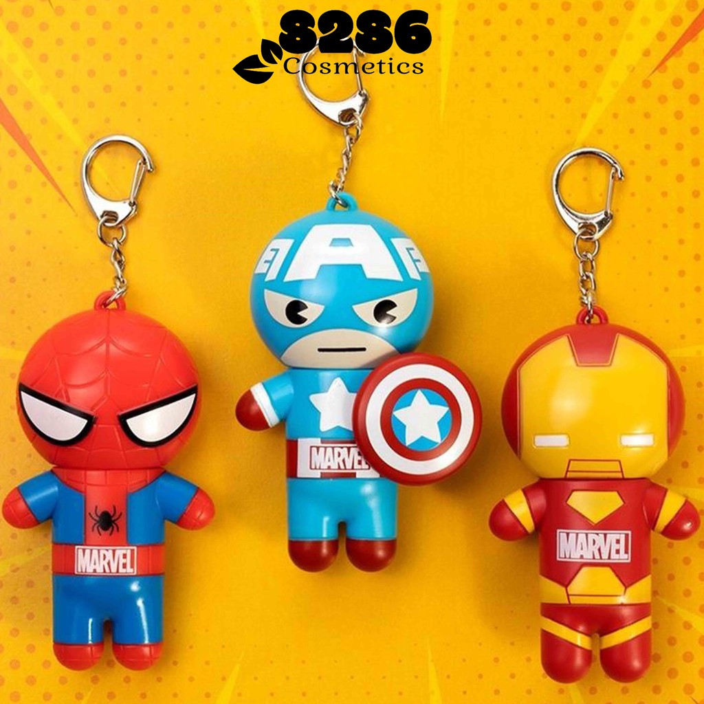 [Có sẵn] Son lip smacker đội trưởng Mỹ - Captain America - Siêu nhân Marvel (made in USA)